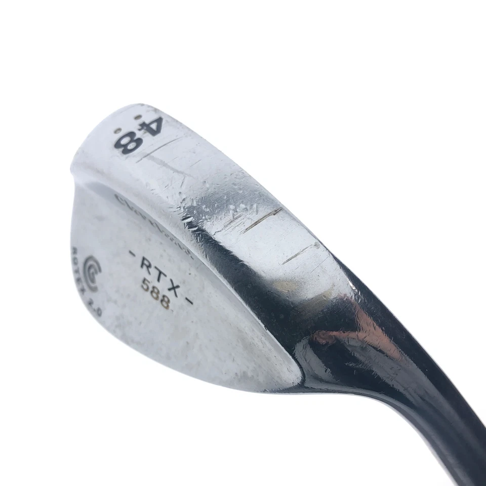 Used Cleveland 588 RTX Satin Chrome Pitching Wedge / 48 Degrees / Wedge Flex - Image 3 of 4