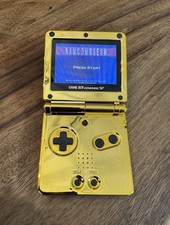 New Backlit IPS LCD V3.0 Screen Nintendo Gameboy Advance SP Gold Pokemon Zelda