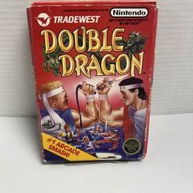 Double Dragon Nintendo NES Tradewest 1988 with box and manual