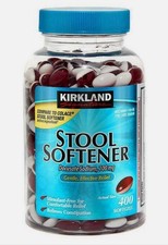 Kirkland Signature Stool Softener 100mg 400 Softgels Gentle Constipation Relief