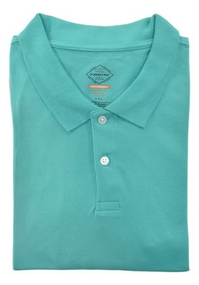St. John s Bay Men s Premium Stretch Classic Fit Polo Shirt - Lucky Jade - L