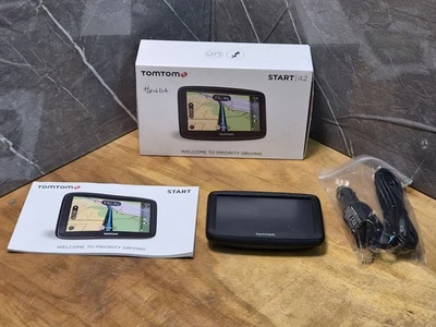 TomTom Start 42 SAT NAV 4.3 Inch Screen Lifetime Maps 23 Countrys R/Description - Image 1 of 4