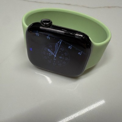 Titanium Apple Watch Series 10 46mm  Cellular Titanium Black + Solo Loop Size 7