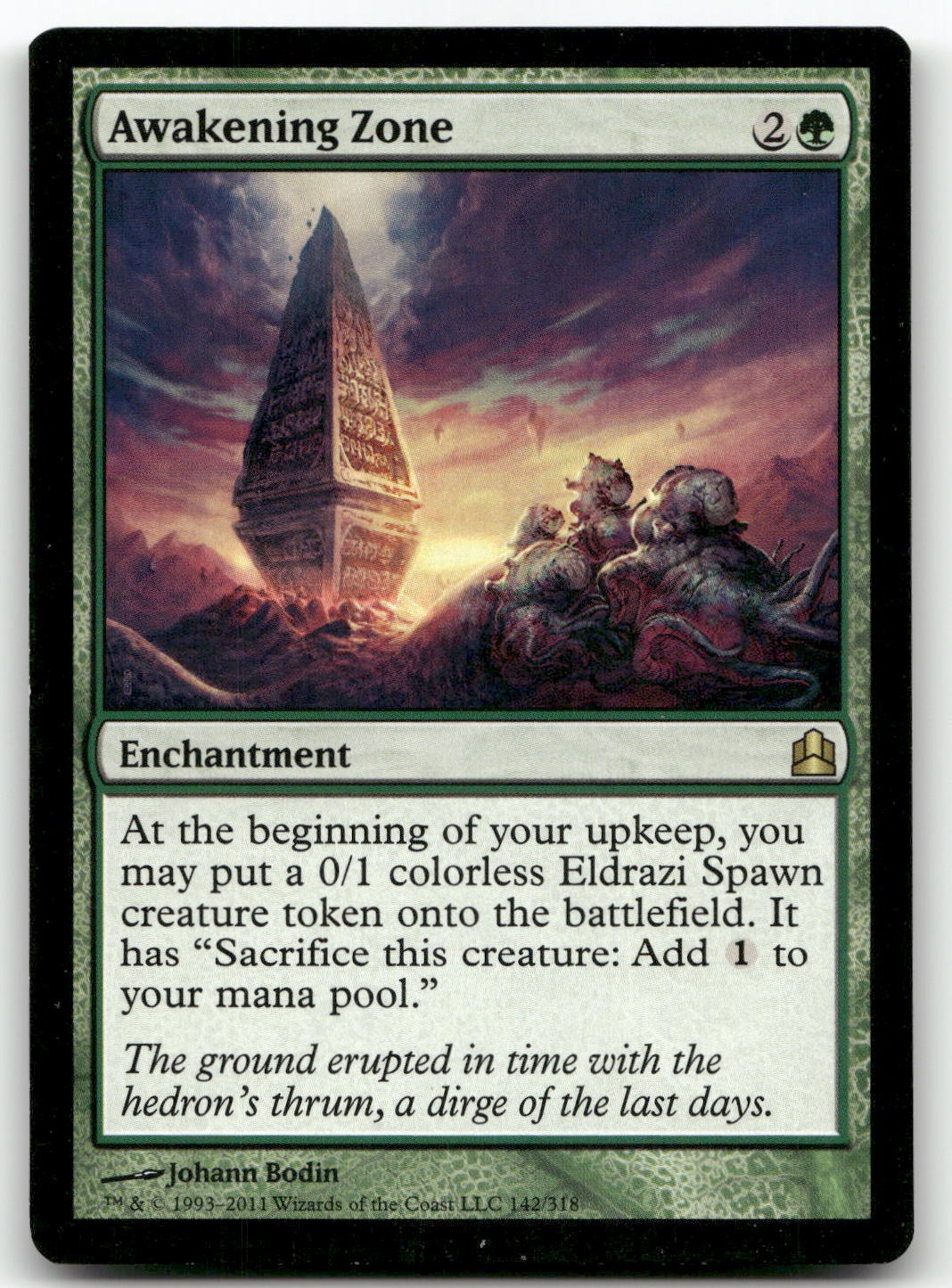 Awakening Zone #142 (MP) Commander CMD Magic MTG