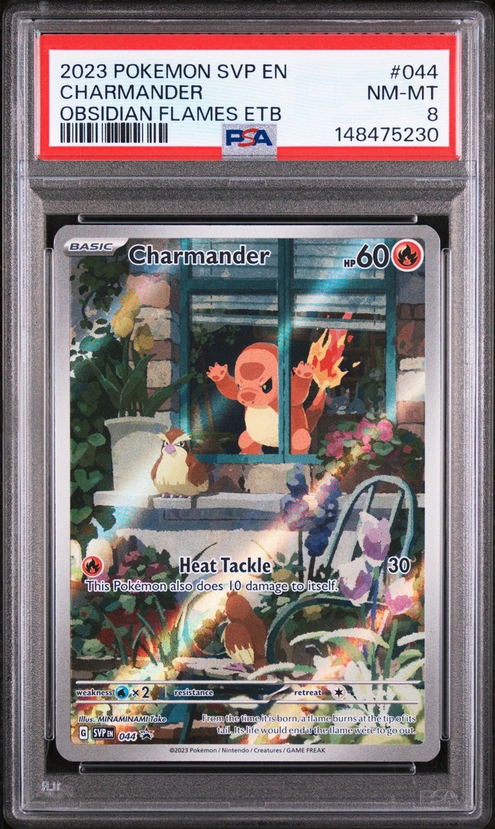 2023 POKEMON SVP EN-SV BLACK STAR PROMO #044 CHARMANDER PSA 8 | eBay