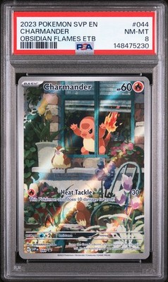 ポケモンカード Charmander SVP 044 2023 POKEMON SVP EN-SV BLACK STAR PROMO #044 CHARMANDER PSA 8 | eBay