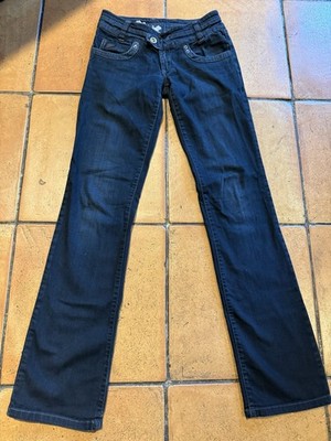 Coole vintage Freesoul Jeans Gr.25 blau 100%BW Five Pocket leicht ausgestellt