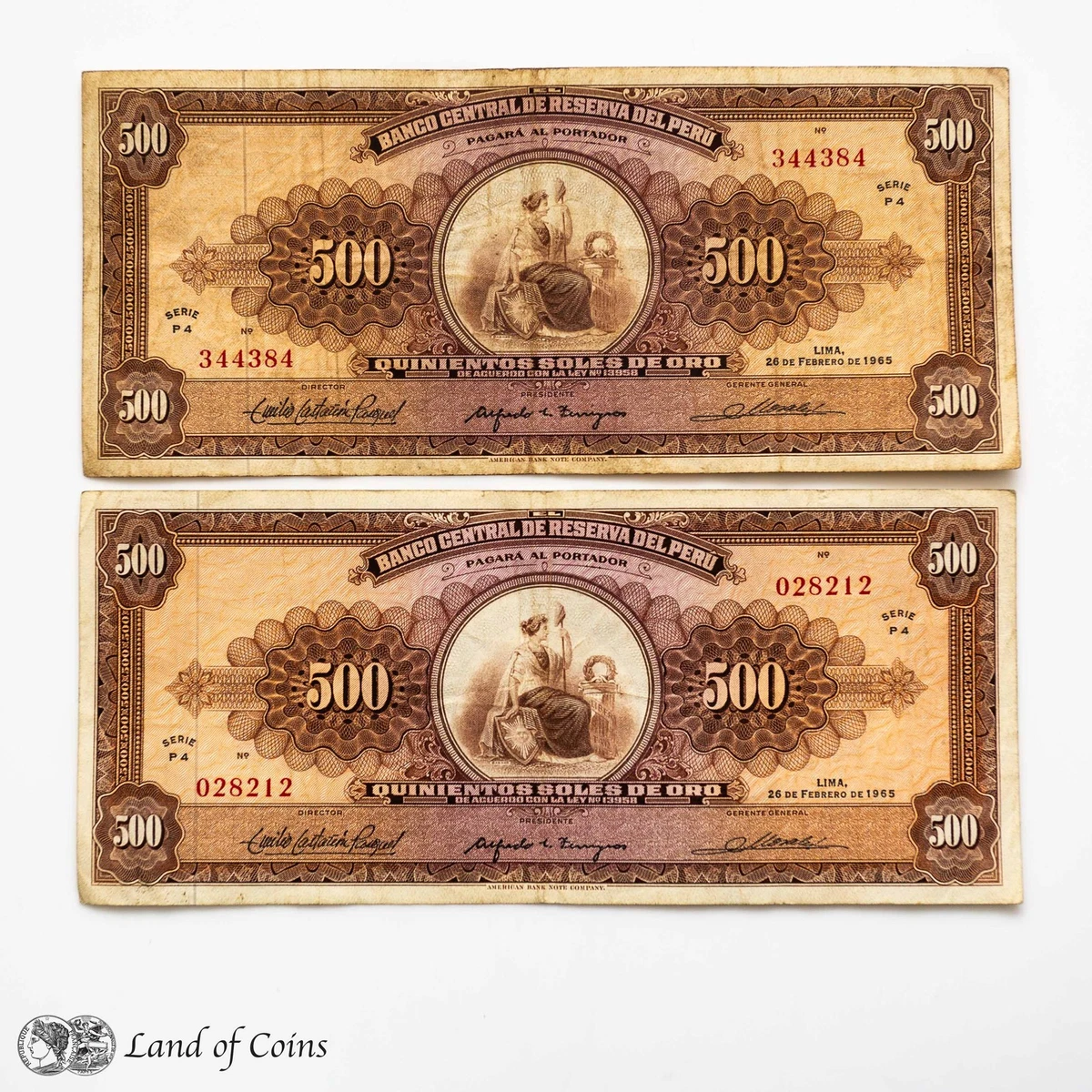Peru Soles In South American Paper Money for sale | eBay