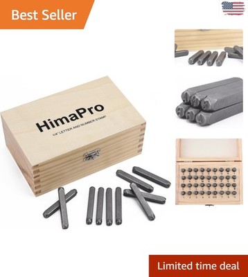 Versatile 36-Piece Stamp Set - Ideal for Imprinting on Wood, Metal & Leather