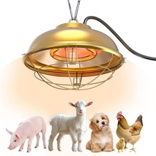 300W Heat Lamp for Chicken Coop - Waterproof Chicken Coop Heater for Indoor ...