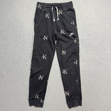 Nike Pants Youth Boys XL Club Sweatpants Joggers DX6507 Logo All Over Print