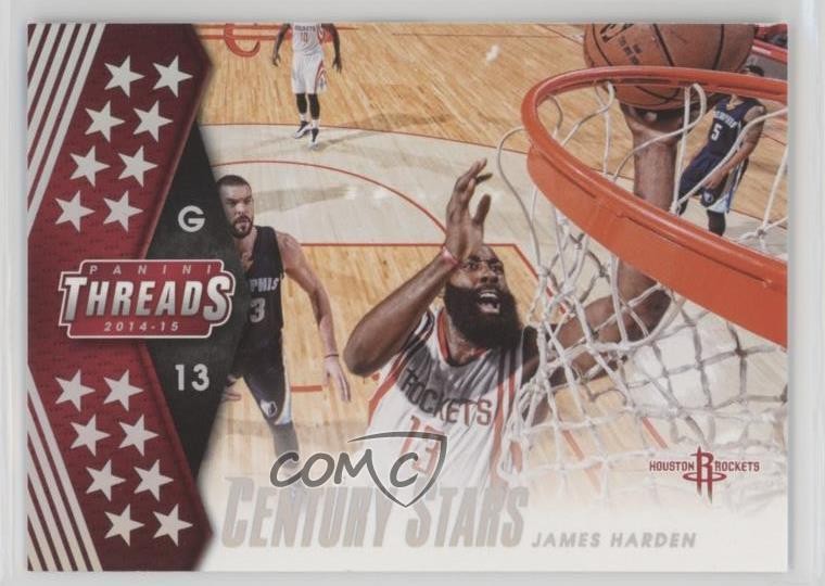 2014-15 Panini Threads Century Stars James Harden #12 zd8