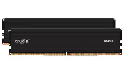 Crucial - Pro 32GB (2x16GB) DDR5 5600MHz C46 UDIMM Desktop Memory