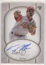 2018 Topps Definitive Collection Rookie 33/50 Tyler Mahle #DRA-TM Auto 6fs