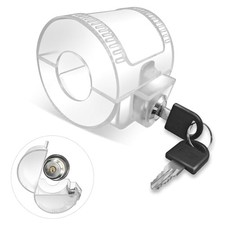 Child Proof Door Knob Cover Lock Prevents Turning of Door Transparent-one