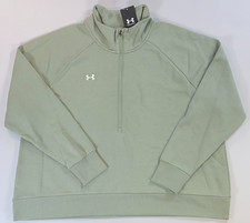 Women's Under Armour Rival Fleece Half-Zip Sweatshirt Loose Fit 1382122 3X