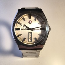 Rado Conway Automatic day date 35 mm Vintage Rare watch all original 625.7941-4
