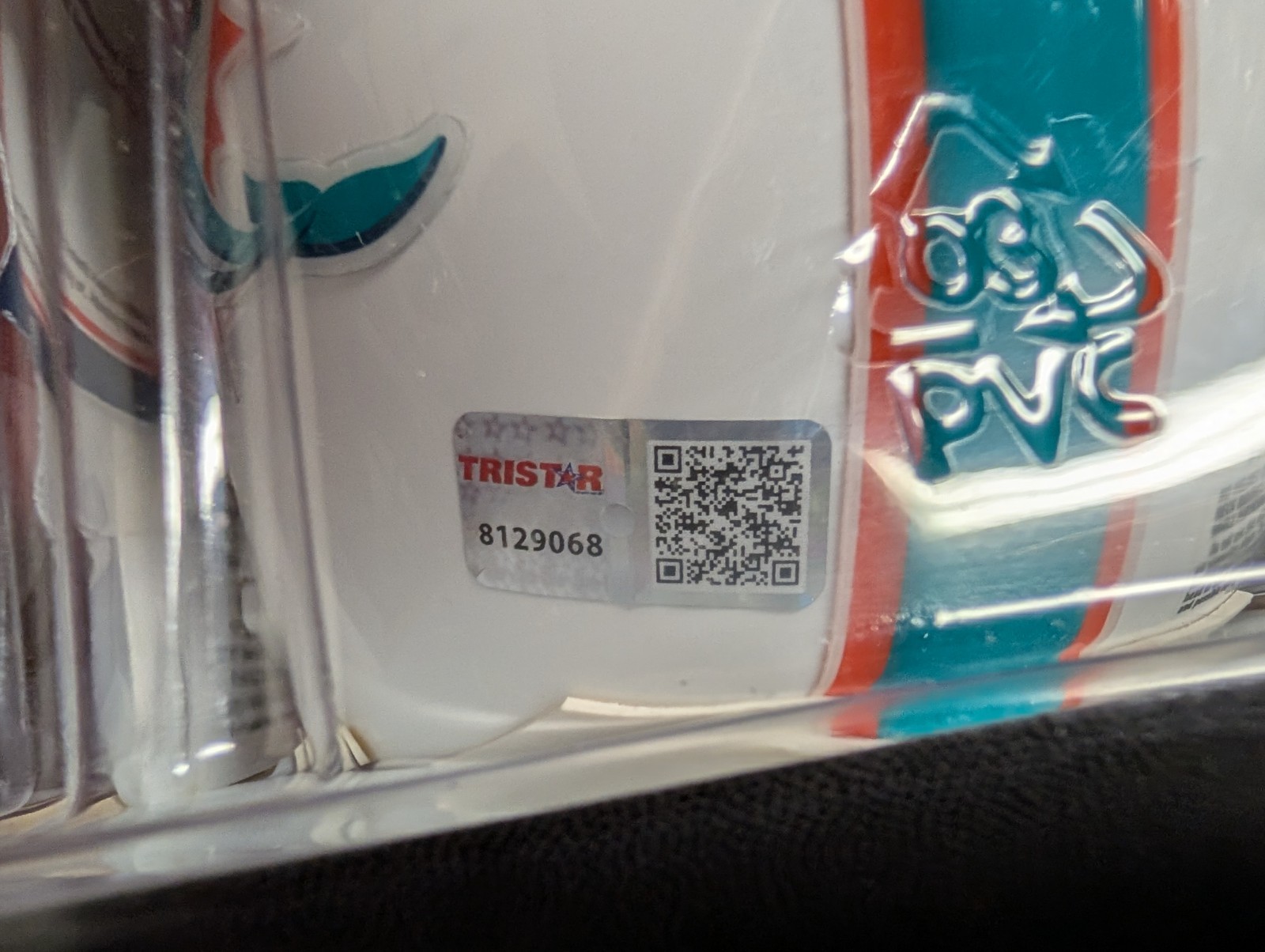 Miami Dolphins autographed signed mini helmet Coa Tristar Bob Griese