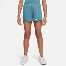 NWT Nike Girls Dri-FIT Breezy Training shorts Blue DX4965-379 Sz Large