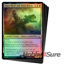 Foil Mary Read And Anne Bonny X4 M/NM MTG Universes Beyond: Assassin's Creed