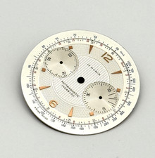 NOS Vintage Swiss Chronograph Dial 34.4mm