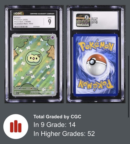 Solosis graded CGC 9 for sale on eBay