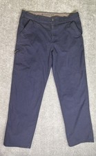 LEGENDARY OUTFITTERS Mens Indigo Canvas Stretch Relaxed Fit Pants Size 40x32