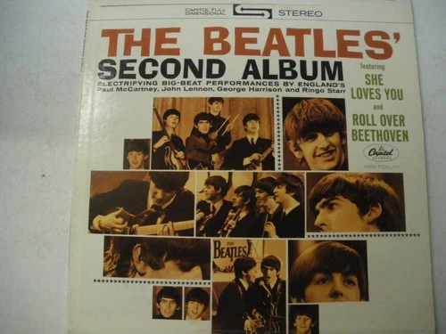 "The Beatles' Second Album'' 1964 original stereo LP black Capitol ST-2080 VG++