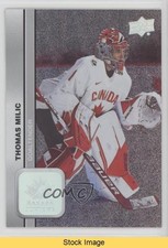 2023 Team Canada Juniors Men's U-20 Patterned Foilboard Thomas Milic #1 READ 8tn