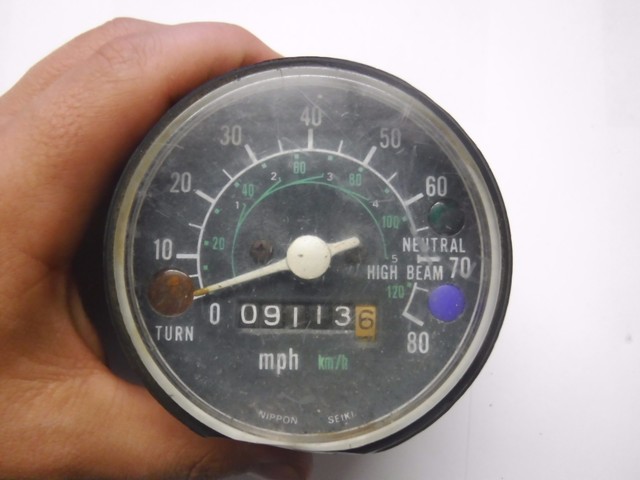 1974 74 Honda Cl125s CL 125 Scrambler Speedometer Speedo Gauge Meter 