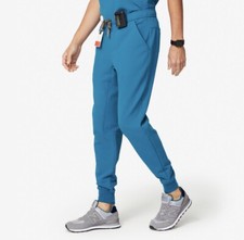 NWT FIGS Small Short Tansen Jogger Scrub Pants Alps Blue Limited Edition