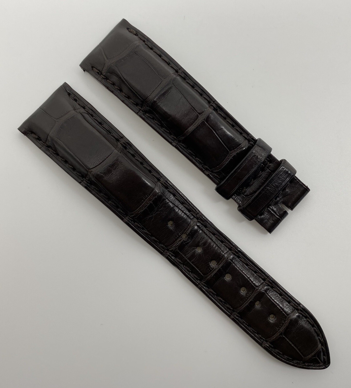 Authentic Jaeger LeCoultre 20mm x 18mm Brown Alligator Watch Strap Band