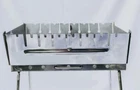Mangal BBQ Kabab Shashlyk Portable Barbeque Grill 8 Skewer Stainless Steel 2mm