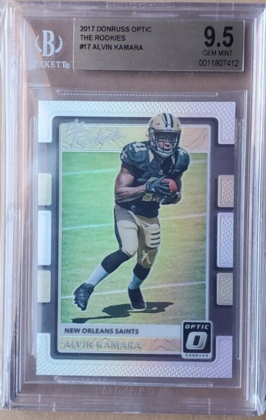 ALVIN KAMARA 2017 DONRUSS OPTIC The Rookies BGS 9.5 GEM MINT RC