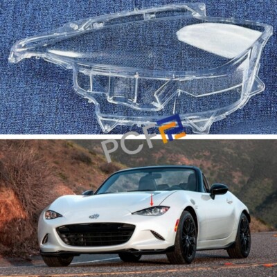 Crystal Clear Headlight Lens Cover Protector For 1998-2000 Mazda MX-5 Miata (1 Pair)