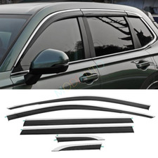 For Honda Cr-v Crv 2023-2025 Window Visor Vent Shades Sun Rain Guard W Chrome For Honda Cr-v Crv 2023-2025 Window Visor Vent Shades Sun Rain Guard W Chrome