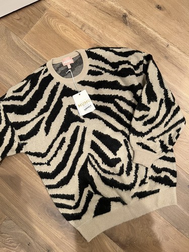 Mumu Duke sweater tiger print XS NWT | eBay