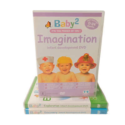 Baby 2 DVD Infant Development Imagination Exploration Discovery Babies 0-24 Mths