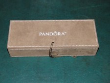 PANDORA TAN SUEDE JEWELRY CHARM ORGANIZER LTD ED