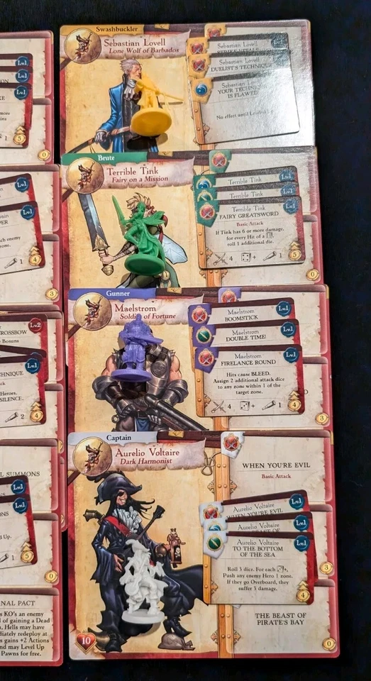 Rum and Bones: Second Tide Mercenaries Promo Sets #3 & #4 And Captains Set CMON - Image 4 of 4