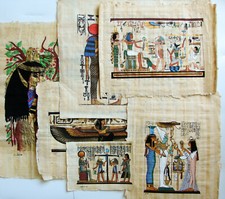 Egyptian Papyrus Art Lot (6)