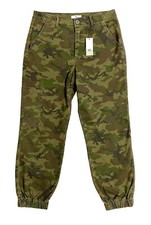 BP Camo Jeans High Rise Camo Print Jogger Denim Pants SZ 29 NWT