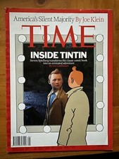 Time Magazine 2011 Inside TinTin Movie Spielberg Imran Khan Interview NO LABEL
