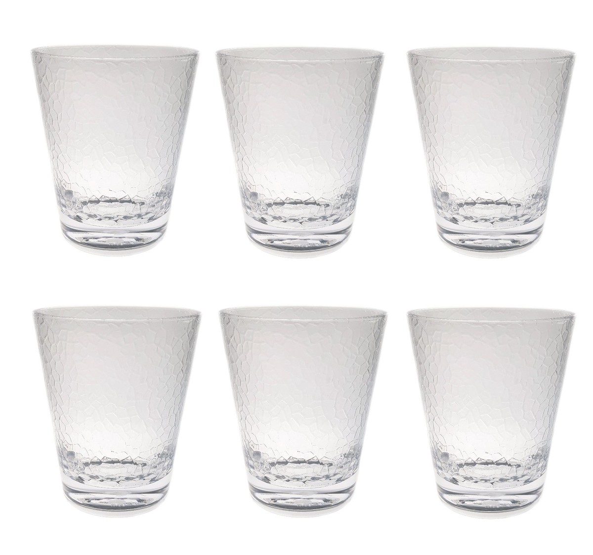 '.crystal plastic wine glass set.' Paisley Acrylic Wine Glasses Set of 4, BPA Free, Unbreakable, Blue, 13oz