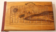 Flowers from the Holy Land Jerusalem Dried Herbarium Olive Wood Israel Palestine