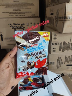 KINDER SCHOKO BONS CRISPY / KINDER EGG / KINDER CREAMY, 624 BAGS, EACH 22G