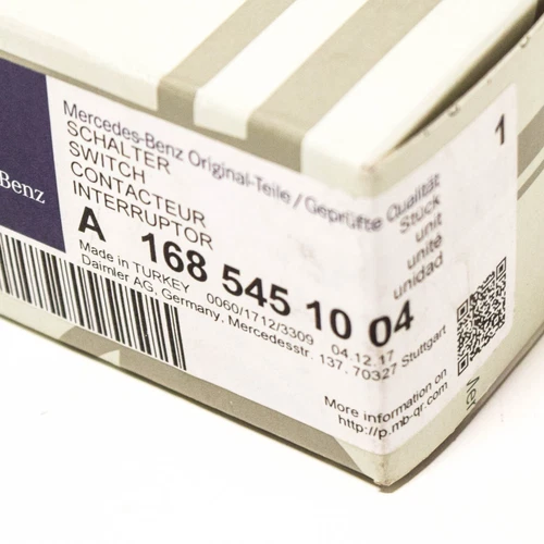 NEU MERCEDES BENZ A-KLASSE W168 ZÜNDSTARTERSCHALTER A1685451004 ORIGINAL - Bild 7 von 10