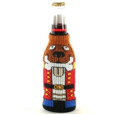 FREAKER Muttcracker Holiday Christmas Bottle / Can Koozie Insulator Sweater NWT