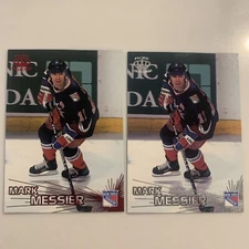 1997-98 Pacific Crown Mark Messier New York Rangers #11 red and silver