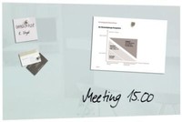 Sigel GL131 Glas-Magnetboard Artverum - Super-Weiß, 78 X 48 Cm